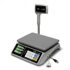 Весы торговые электронные M-ER 328ACPX-32.5 LCD  Touch-M, RS 232 и USB