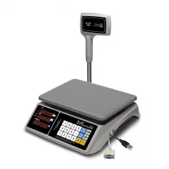 Весы торговые электронные M-ER 328ACPX-15.2 LED  Touch-M, RS 232 и USB