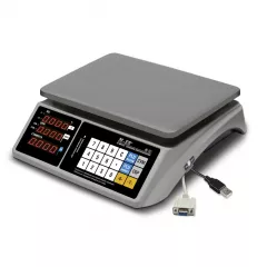 Весы торговые электронные M-ER 328AC-32.5 LED Touch-M, RS 232 и USB
