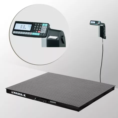 Весы платформенные с печатью этикеток МАССА 4D-PM-12/12-1000-RL