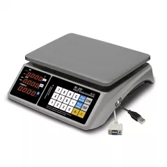 Весы торговые электронные M-ER 328AC-6.1 LED Touch-M, RS 232 и USB