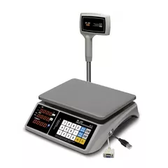 Весы торговые электронные M-ER 328ACPX-6.1 LED Touch-M, RS 232 и USB
